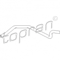 Патрубок радиатора, шланг TOPRAN Ford Focus 1 Седан 1.4 16V 75 л.с. 1999 – 2004 301429 PZ T1F