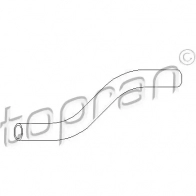 Патрубок радиатора, шланг TOPRAN 2433545 102567 A HUCR