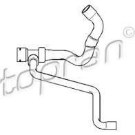 Патрубок радиатора, шланг TOPRAN Audi A4 (B5) 1 Универсал 1.8 115 л.с. 1995 – 2001 111974 7K WQB