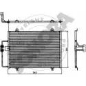 Радиатор кондиционера SOMORA 243060 Renault Megane (DA) 1 Купе 2.0 i (DA0G) 114 л.с. 1996 – 2003 K6U 36S4 DCZZ7FB