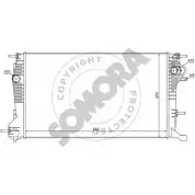 Радиатор охлаждения двигателя SOMORA Renault Megane (KZ) 3 Универсал 1.6 16V (KZ0U. KZ1B. KZ1U) 110 л.с. 2009 – 2025 56R ONKN 14GFWB 243440B