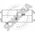 Радиатор кондиционера SOMORA TW U1F 245560A 8RVRFSW Opel Movano (A) 1 Самосвал 2.5 D (ED) 80 л.с. 1999 – 2000