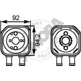 Масляный радиатор двигателя SOMORA C 2X5Q 350965G Volkswagen Polo (6N, 6KV) 3 1994 – 2002 AACTHV