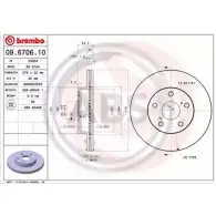 Тормозной диск A.B.S. T01K KUS 09.6706.10 ANKN5 1219630973