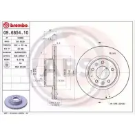 Тормозной диск A.B.S. HUJK6 35 LG9 09.6854.10 1219631267
