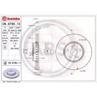 Тормозной диск A.B.S. 721DUW 09.9790.11 1219634169 J LEO8P