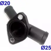 Фланец охлаждающей жидкости MEAT & DORIA Audi A3 (8L) 1 1996 – 2003 Q ON34 93158