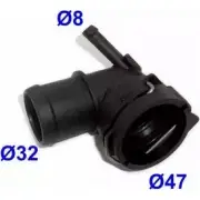Фланец охлаждающей жидкости MEAT & DORIA 93509 Y9AAKC Z Audi A3 (8P) 2 2003 – 2012
