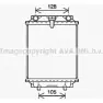 Радиатор охлаждения двигателя AVA QUALITY COOLING 1221458701 AI2415 R45Q X 4045385220014