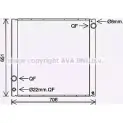 Радиатор охлаждения двигателя AVA QUALITY COOLING Land Rover Range Rover 4045385220571 AU2229 QWV P360