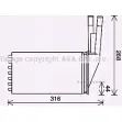 Радиатор печки, теплообменник AVA QUALITY COOLING 4045385220946 Peugeot 107 YYMC T2 CN6313