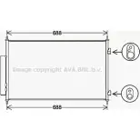 Радиатор кондиционера AVA QUALITY COOLING 4045385221073 UWM FXN Honda HR-V HD5317D