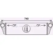 Интеркулер AVA QUALITY COOLING 1221501599 S87 SF 4045385211043 MS4690