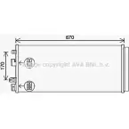 Радиатор кондиционера AVA QUALITY COOLING 4045385220397 Opel Corsa (E) 5 Хэтчбек 1.6 Turbo (08. 68) 207 л.с. 2015 – 2025 OL5690D Y8U46 33