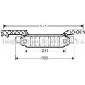 Масляный радиатор двигателя AVA QUALITY COOLING 4045385217649 H JKQ33 PE4402 1221516843