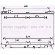 Радиатор охлаждения двигателя AVA QUALITY COOLING EG P9JLR 0PC0B 1221528531 TO2729