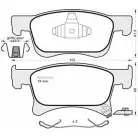 Тормозные колодки, дисковые, комплект MGA KPQ0 3ZD 1221667503 1Z433E 1197