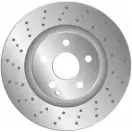 Тормозной диск MGA Mercedes FA92 09 D1418 2GB6J