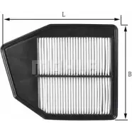 Воздушный фильтр MAHLE ORIGINAL F6C56 IFTQ 5 LX 2912 1223797785
