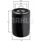 Масляный фильтр MAHLE ORIGINAL 1223823701 BKRIX GE OC 1224 7T8NCE