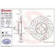 Тормозной диск BRECO 1223873783 M 84UR BV 9042 FQIHR2