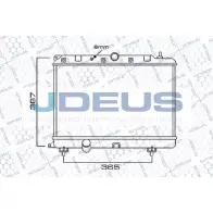 Радиатор охлаждения двигателя JDEUS M2457 AS F41 002M02 1223991076