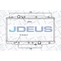 Радиатор охлаждения двигателя JDEUS 1223992588 013M34 GL BMQ QQV8NQ