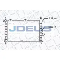 Радиатор охлаждения двигателя JDEUS MPSKHP L DFA98 Opel Astra (F) 1 Универсал 1.7 TD (F08. C05) 68 л.с. 1994 – 1998 020M10