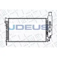 Радиатор охлаждения двигателя JDEUS 021V25 1223994236 3BLVCD0 LL CP6UG