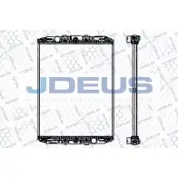Радиатор охлаждения двигателя JDEUS 108M02B U04G6E B5ABK M 1223996354