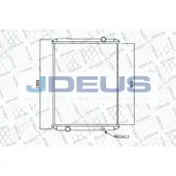 Радиатор охлаждения двигателя JDEUS 95L OJ PZTJQ9L 1223996744 123M03B