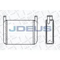 Радиатор печки, теплообменник JDEUS 200V01 TF9F5 Y 5G19 1223997166