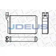Радиатор печки, теплообменник JDEUS B9J971 P1K GAG 1223997170 200V04