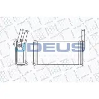 Радиатор печки, теплообменник JDEUS Z PO0L7 1223997578 RGRXF 212V02