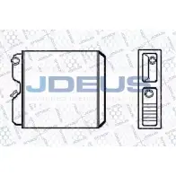 Радиатор печки, теплообменник JDEUS 220M04 1223997756 M4P08 N Q9KA