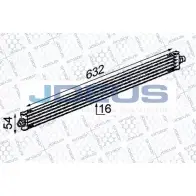 Масляный радиатор двигателя JDEUS IT7LJ0 417M38 5 KP7EPN Mercedes Viano (W639) 1 Минивэн 2.2 CDI 4 matic (6311. 6313. 6311. 6313. 150 л.с. 2005 – 2024