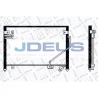 Радиатор кондиционера JDEUS 0C6QI Mazda 323 (BA) 5 Хэтчбек 1.5 16V 88 л.с. 1994 – 1998 ECQU M 716N16