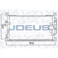 Радиатор кондиционера JDEUS Mitsubishi L200 3 (K7T, K6T) Пикап JCWRYI RPBU SSG 718M30