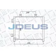 Радиатор кондиционера JDEUS 720M52 M11FCGZ GM BEADQ Suzuki Wagon R Plus (MM) 2 Хэтчбек 1.3 (RB 413) 94 л.с. 2003 – 2024