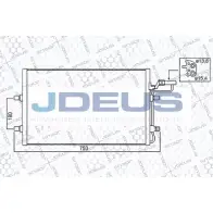 Радиатор кондиционера JDEUS 3SV8Y0 Q Q4QEC 731M15 Volvo C30 1 (533) Хэтчбек Electric 112 л.с. 2010 – 2012