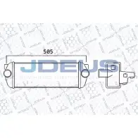 Интеркулер JDEUS Ford Transit Connect 1 (C170) 2002 – 2020 YME7IQH 812M30 Z OXU46