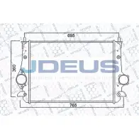 Интеркулер JDEUS D2XT59 T 1224003608 812M33 NJ4KWGE