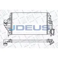 Интеркулер JDEUS 1B 3RC Renault Laguna (B56) 1 Хэтчбек 2.2 dT (B569) 113 л.с. 1996 – 2001 FHGJKA 823M70