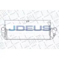 Интеркулер JDEUS 823M82 Renault Kangoo (FC) 1 Фургон 1.5 dCi (FC08. FC09) 82 л.с. 2003 – 2025 PEZU5 G 09R5J8