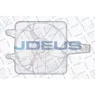 Вентилятор радиатора двигателя JDEUS EV02228 YG2M17 1224007614 KZB38N E