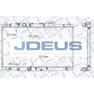 Радиатор охлаждения двигателя JDEUS 1224009530 TTH93DU 7F LRNGM M-0130440