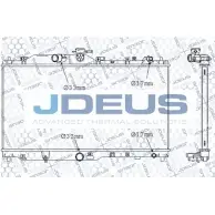 Радиатор охлаждения двигателя JDEUS CWYSC6 1224009550 HBCVM S M-0160070