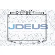 Радиатор охлаждения двигателя JDEUS M-0180070 OQFE1 S FJTNJ 1224009640