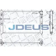 Радиатор охлаждения двигателя JDEUS QFH NBN5 1224009706 CM26A5P M-0180560