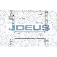 Радиатор охлаждения двигателя JDEUS OAJPGFZ M-023002A 1224009996 8 K6B236